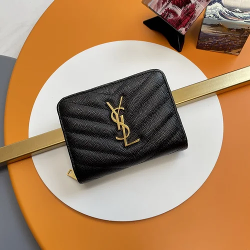 11 YSL Women's Wallet Luxury Leather Designer