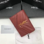 YSL Original Women's Wallet Authentic Leather Luxury