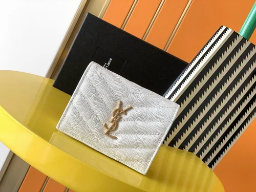 YSL Original Women's Wallet Authentic Leather Luxury