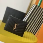 YSL Original Women's Wallet Authentic Leather Luxury