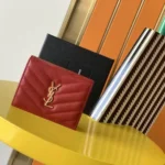 YSL Original Women's Wallet Authentic Leather Luxury