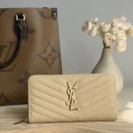 YSL Original Women's Wallet Authentic Leather Luxury