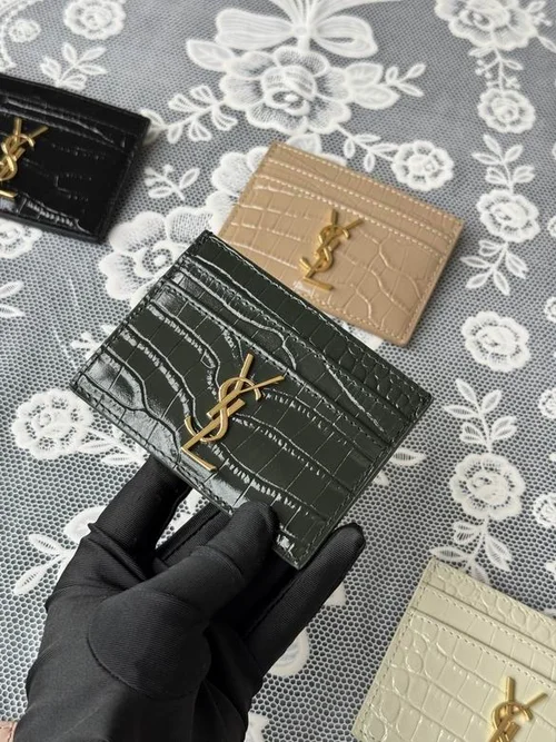 YSL Original Women's Wallet Authentic Leather Luxury