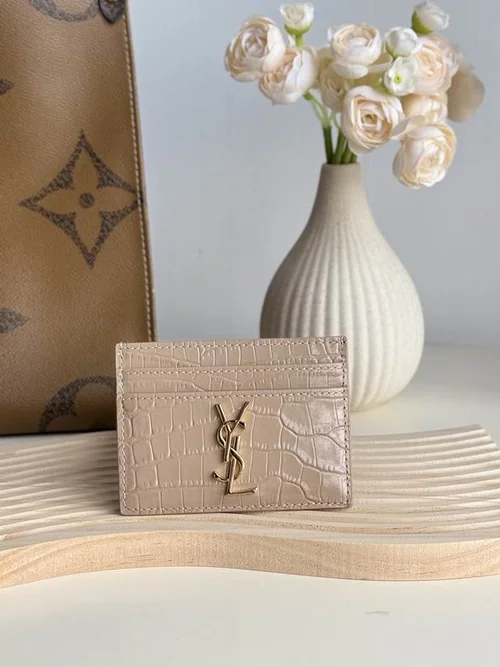 YSL Original Women's Wallet Authentic Leather Luxury