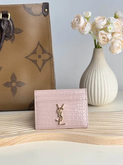 YSL Original Women's Wallet Authentic Leather Luxury