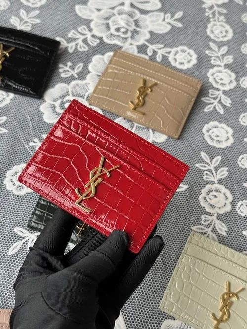 YSL Original Women's Wallet Authentic Leather Luxury