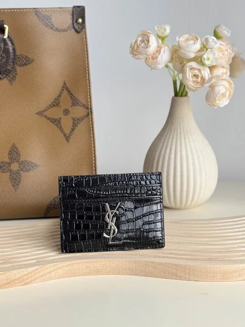 YSL Original Women's Wallet Authentic Leather Luxury