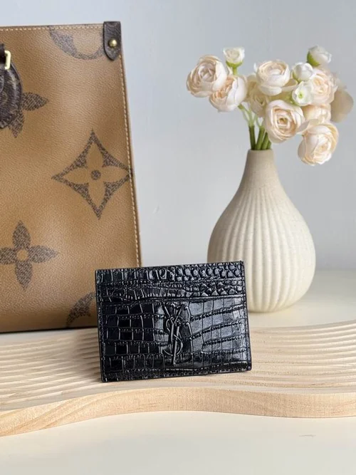 YSL Original Women's Wallet Authentic Leather Luxury