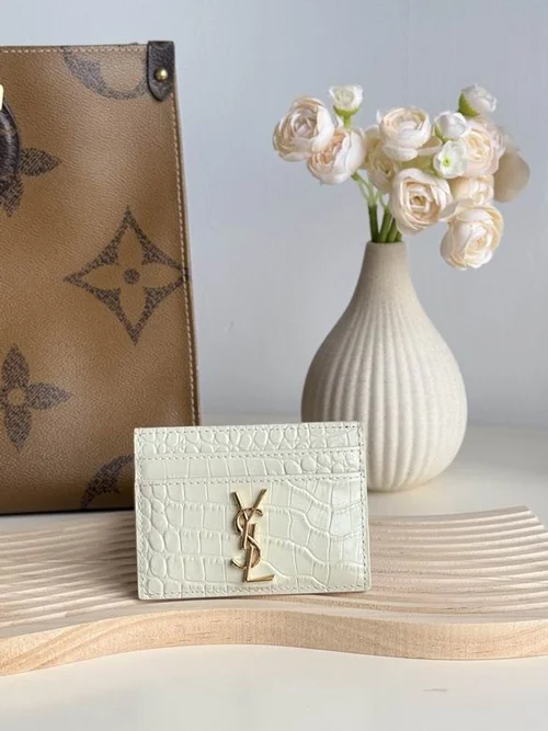 YSL Original Women's Wallet Authentic Leather Luxury