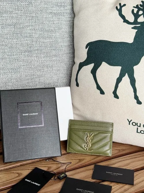 YSL Original Women's Wallet Authentic Leather Luxury