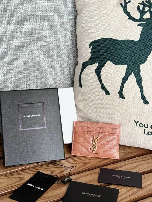 YSL Original Women's Wallet Authentic Leather Luxury