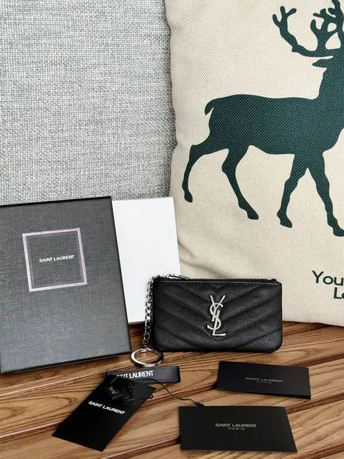 YSL Original Women's Wallet Authentic Leather Luxury