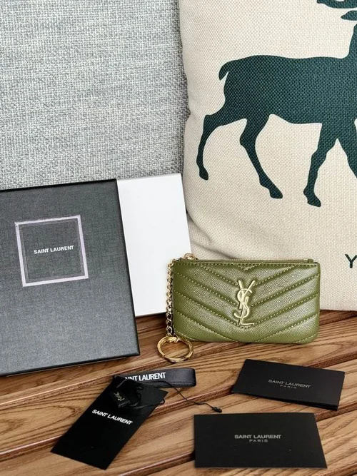 YSL Original Women's Wallet Authentic Leather Luxury