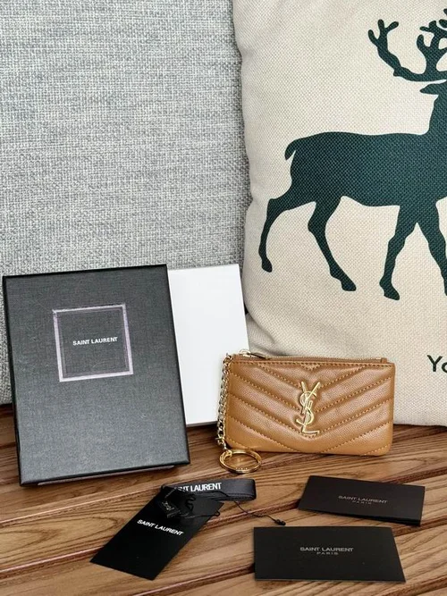 YSL Original Women's Wallet Authentic Leather Luxury