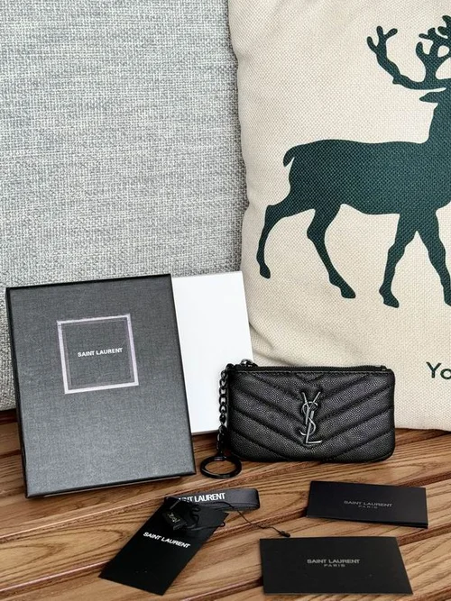 YSL Original Women's Wallet Authentic Leather Luxury