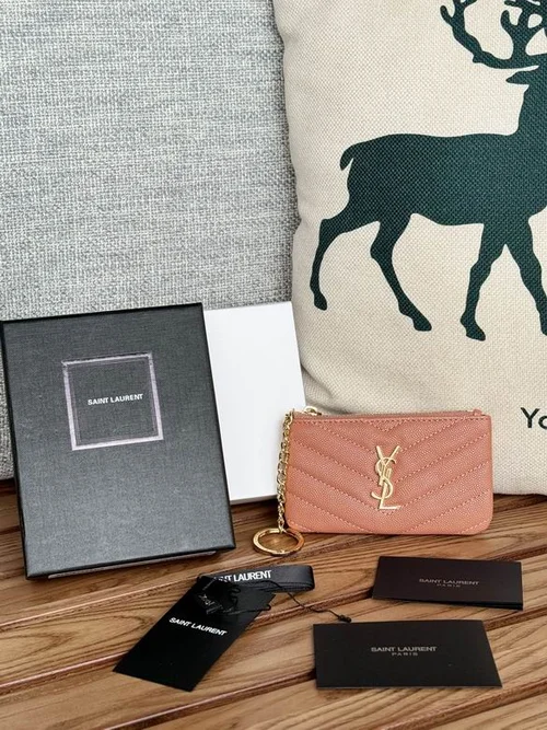 YSL Original Women's Wallet Authentic Leather Luxury