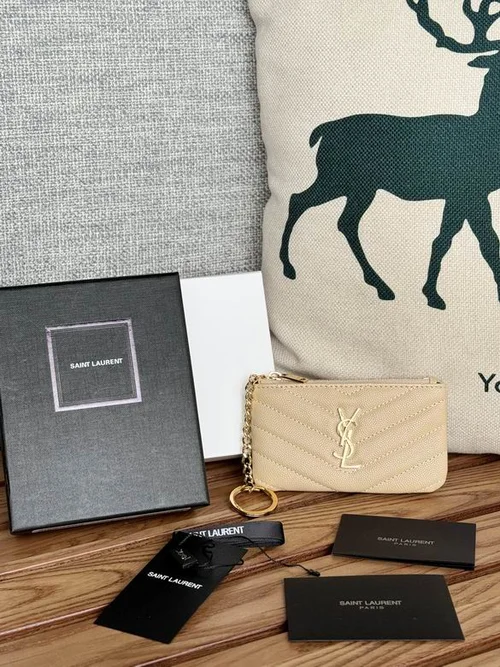 YSL Original Women's Wallet Authentic Leather Luxury