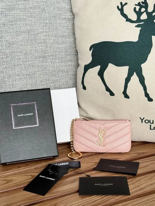 YSL Original Women's Wallet Authentic Leather Luxury