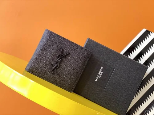 YSL Original Women's Wallet Authentic Leather Luxury