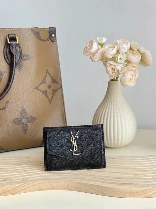 YSL Original Women's Wallet Authentic Leather Luxury