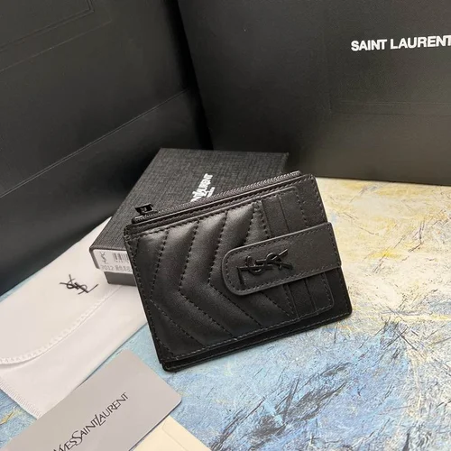 YSL Original Women's Wallet Authentic Leather Luxury