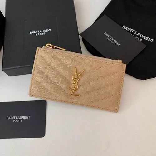YSL Original Women's Wallet Authentic Leather Luxury