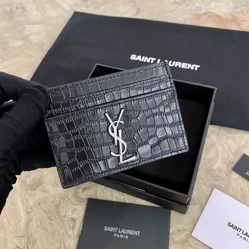 YSL Original Women's Wallet Authentic Leather Luxury