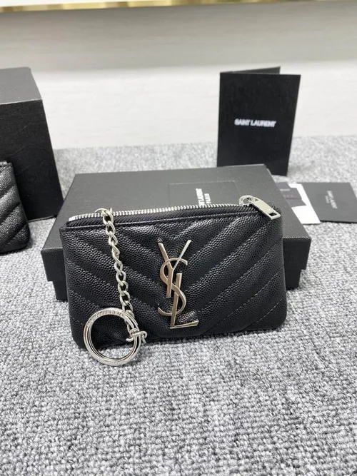 YSL Original Women's Wallet Authentic Leather Luxury