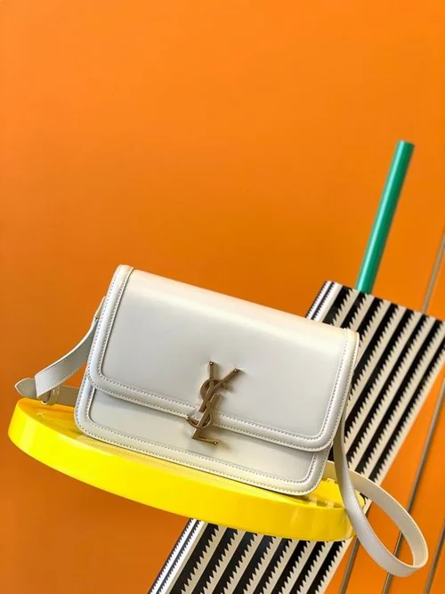 YSL Original Solferino Box Bag Authentic Leather