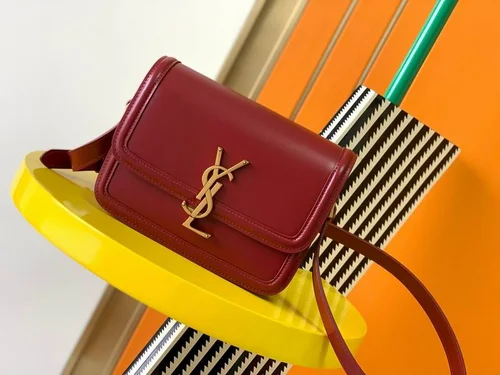 YSL Original Solferino Box Bag Authentic Leather