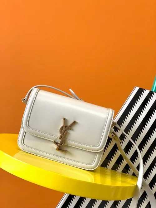 YSL Original Solferino Box Bag Authentic Leather