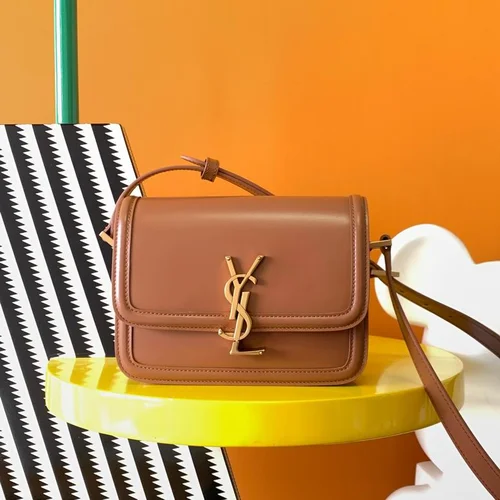 YSL Original Solferino Box Bag Authentic Leather