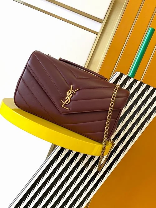 YSL Original Loulou Medium Puffer Bag Authentic Leather