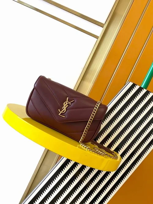 YSL Original Loulou Medium Puffer Bag Authentic Leather