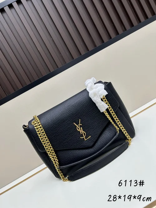 11 YSL Calypso Medium Shoulder Bag Women Luxury Leather