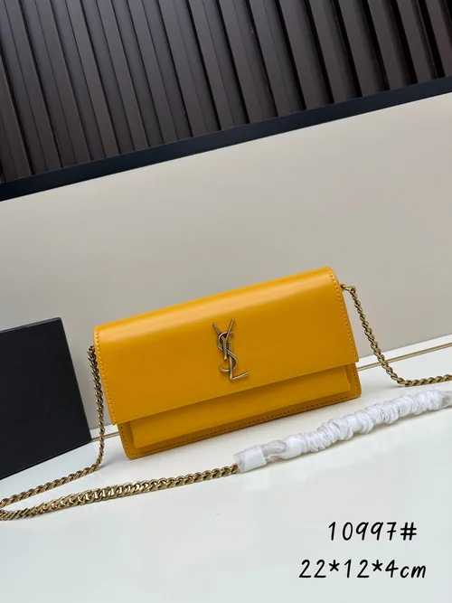 11 YSL Jamie Giant Chain Bag Women Luxury Leather