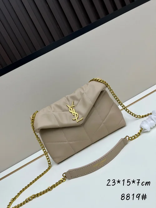 11 YSL Loulou Medium Puffer Bag Women Luxury Quilted