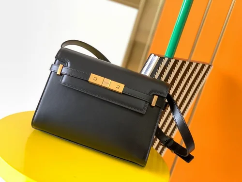 11 YSL Manhattan Medium Shoulder Bag Women Luxury Leather