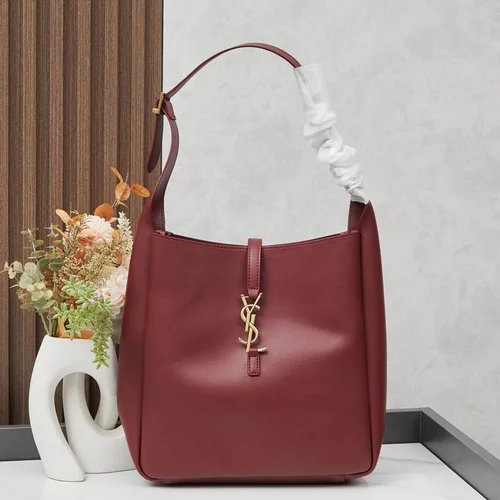 11 YSL Bucket Bag Small Women Luxury Leather Drawstring