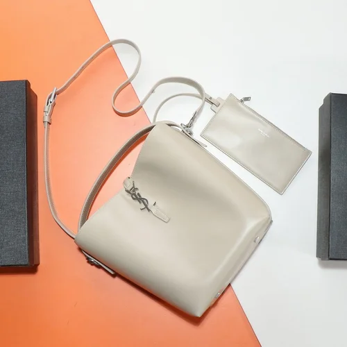 11 YSL Bucket Bag Small Women Luxury Leather Drawstring