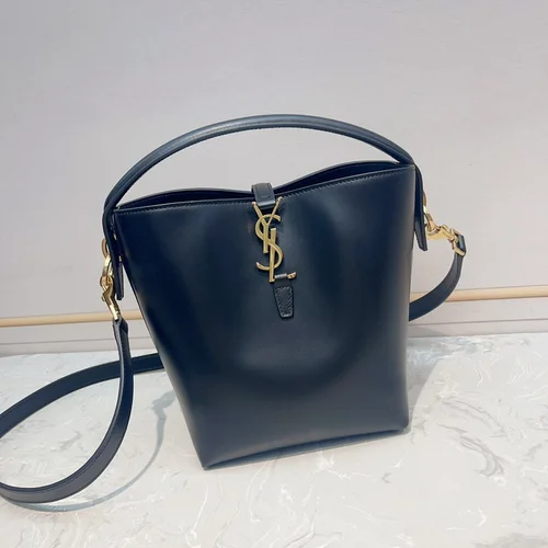 11 YSL Bucket Bag Small Women Luxury Leather Drawstring