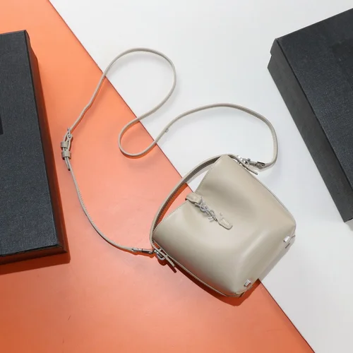 11 YSL Bucket Bag Small Women Luxury Leather Drawstring