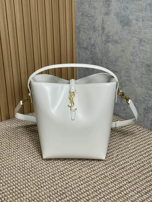 YSL Original Bucket Bag Authentic Leather Luxury