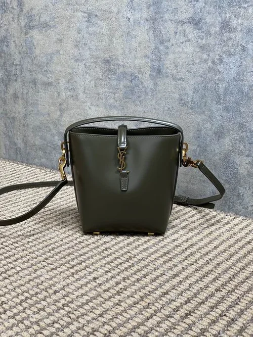 YSL Original Bucket Bag Authentic Leather Luxury