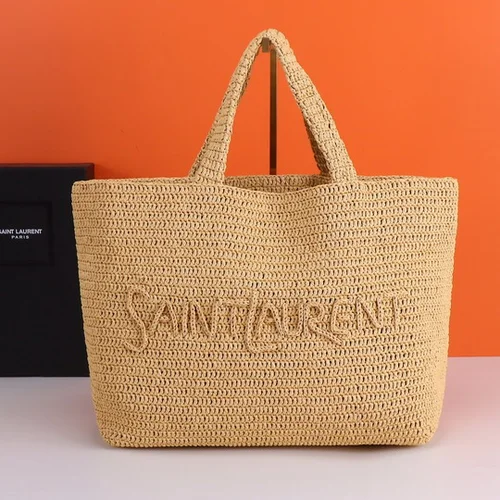 11 YSL Large Tote Bag Women Luxury Canvas Leather