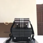 Burberry Original Backpack Large Check Canvas Authentic Luxury