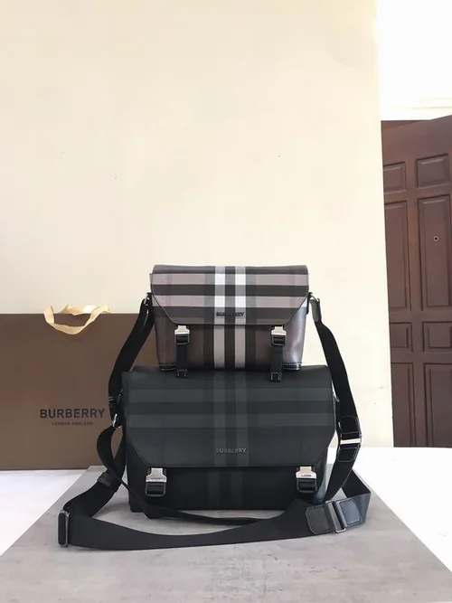 Burberry Original Backpack Large Check Canvas Authentic Luxury