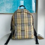 Burberry Original Backpack Large Check Canvas Authentic Luxury
