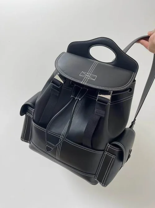 Burberry Original Backpack Large Check Canvas Authentic Luxury