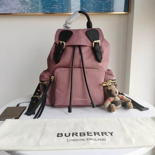 Burberry Original Backpack Large Check Canvas Authentic Luxury